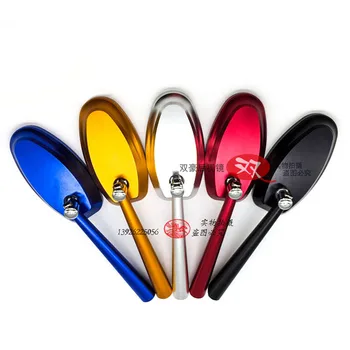 

Oval motorcycle rearview mirror CNC aluminum case for YAMAHA FZ1 FZ6 XJ6 MT07 MT09 KAWASAKI HONDA SUZUKI KTM DUCATI