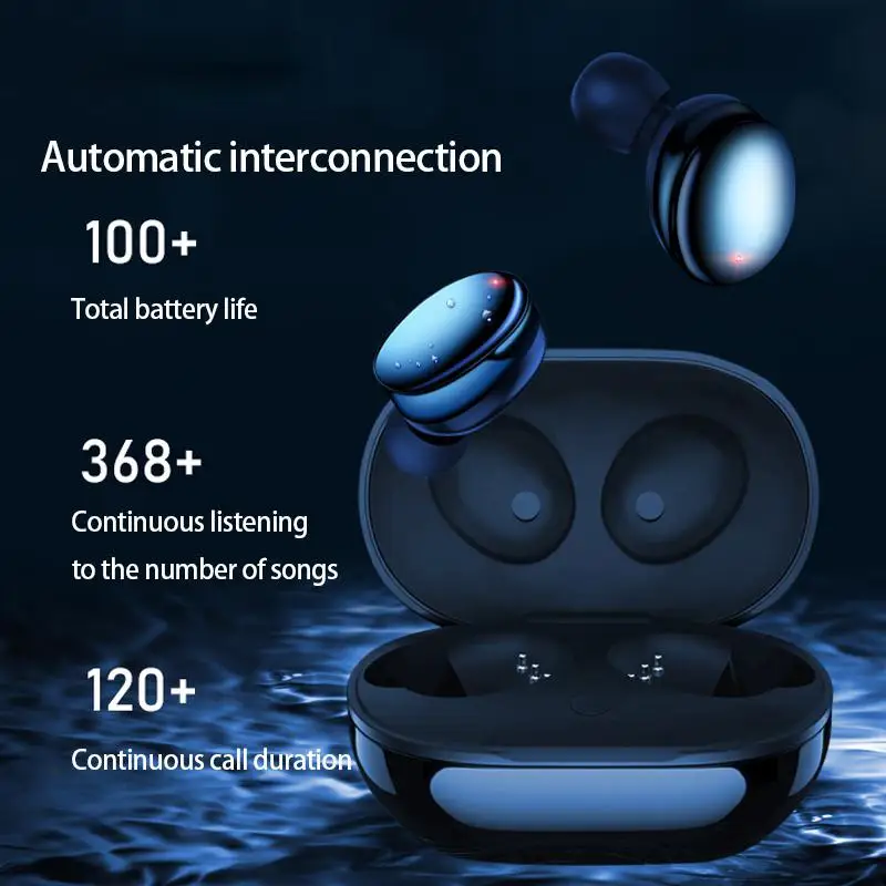 BEESCLOVER Bluetooth наушники Беспроводной спортивные гарнитуры IPX7 Водонепроницаемый