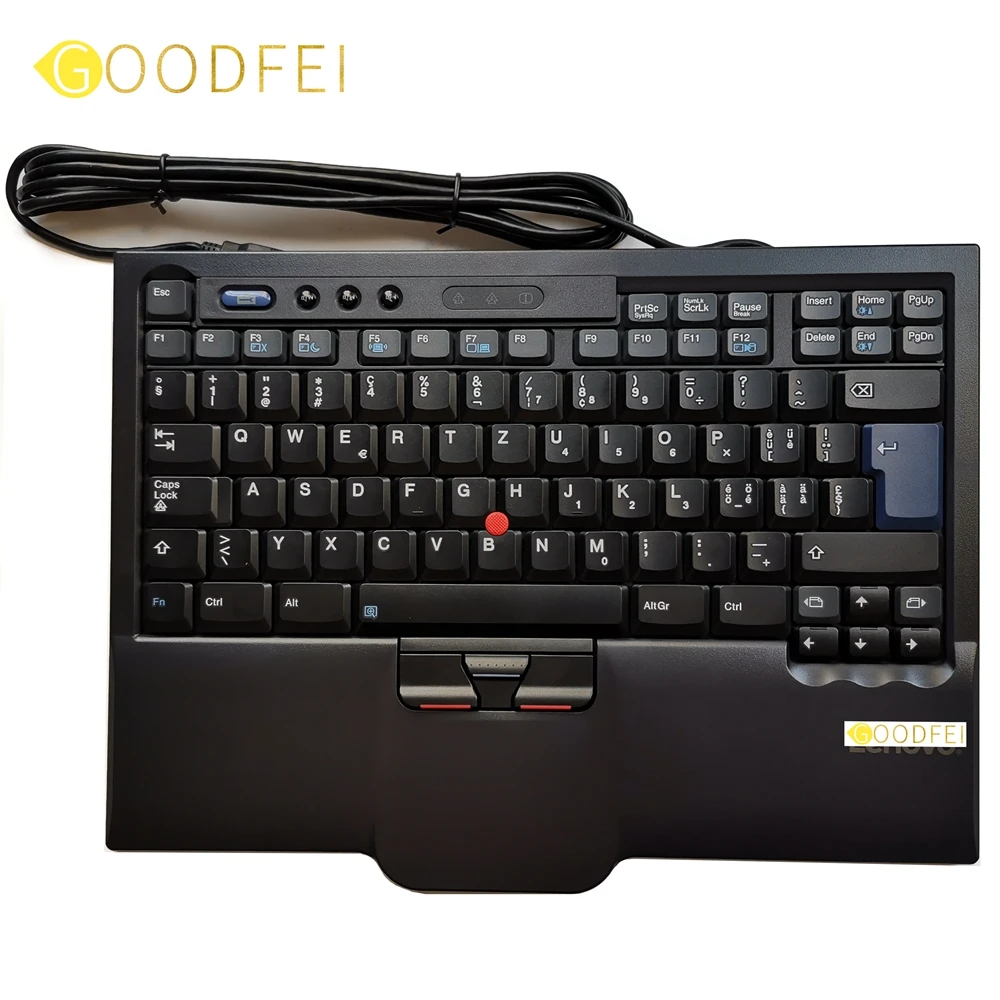 Подлинная USB-клавиатура для Lenovo ThinkPad 8845 SK8845 SK-8845CR UltraNav Track Point Swiss 00MV970 Big Enter |