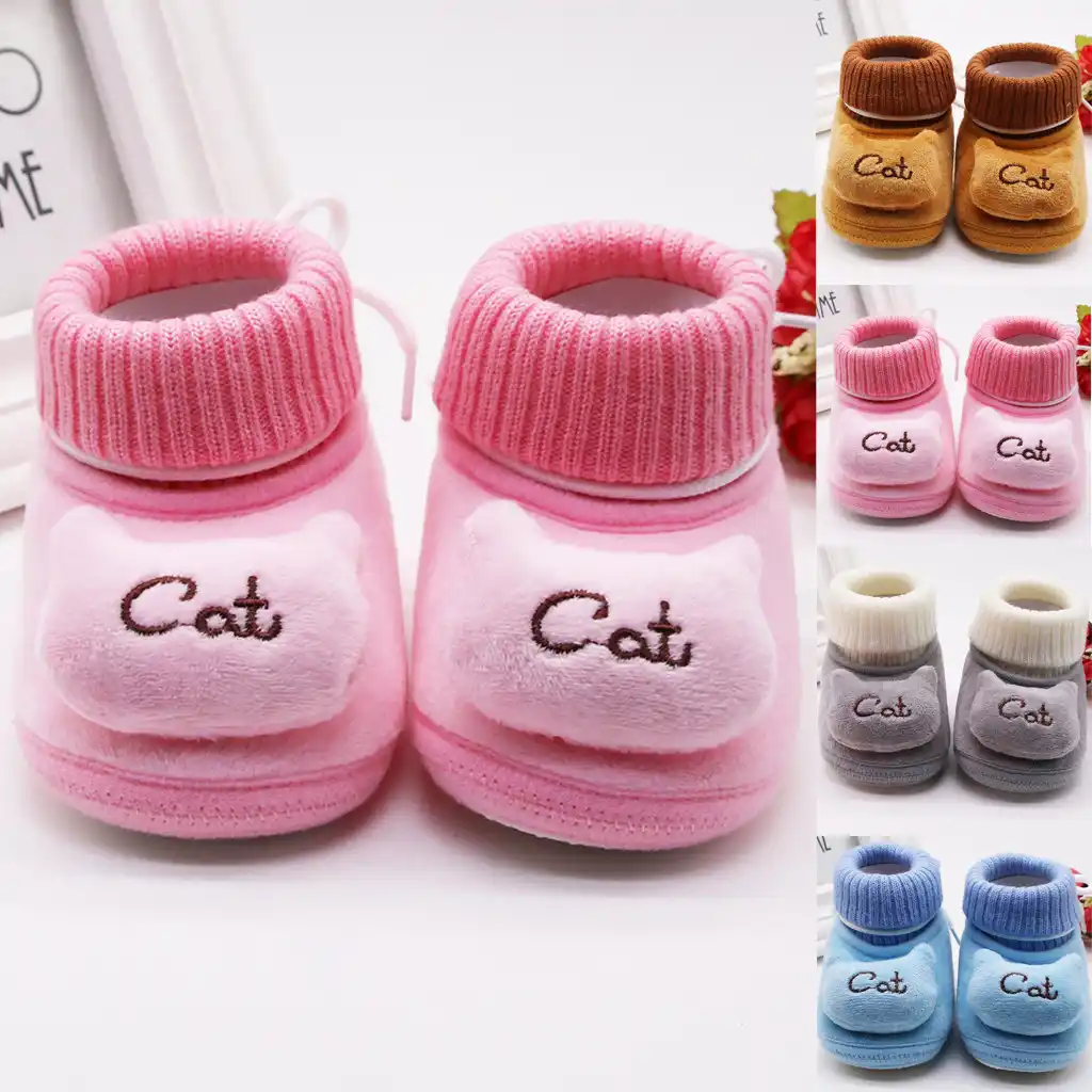 Infant Newborn Baby Girl Snow Boots Cashmere Plush Cat Winter Boots Soft Sole Warm Baby Shoes Winter Botte Bebe Fille Botinki Boots Aliexpress