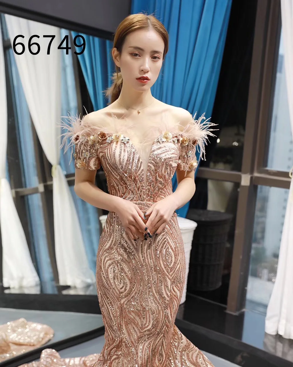 Vestidos De Fiesta Largos Elegantes De Gala новые кружевные Роскошные красные золотые сексуальные платья для выпускного вечера, Длинные праздничные платья Jurken