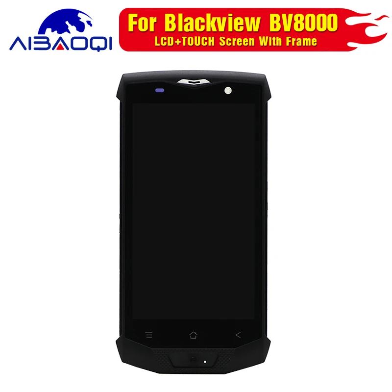 Новый сенсорный ЖК дисплей для Blackview BV8000 pro дигитайзер в сборе с рамкой запасные