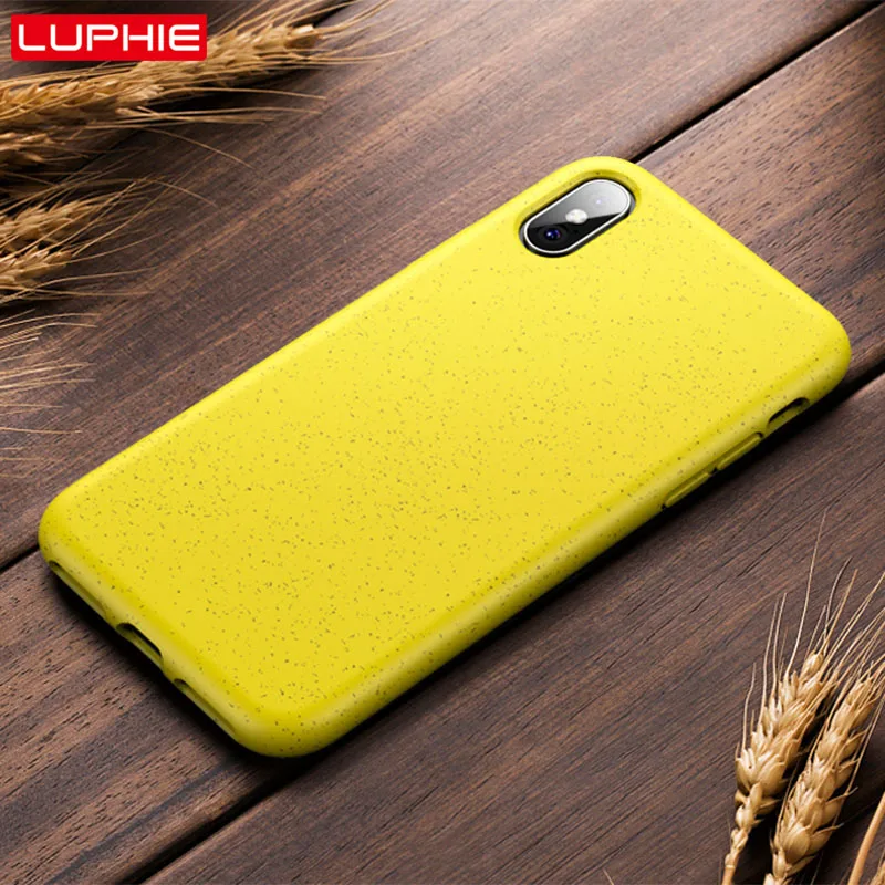 LUPHIE Eco-friendly Silicone Case For iPhone X XS Max XR 8 7 6 6S Plus Shockproof Airbag Cover 11 Pro TPU |