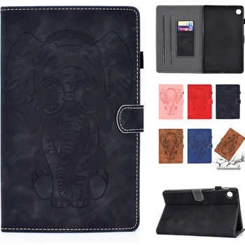 

Print Elephant With TPU Back Case For Huawei MatePad T8 Kobe2-L09 Kobe2-L03 8.0'' inch Tablet Flip Cover PU Leather Stand Shell