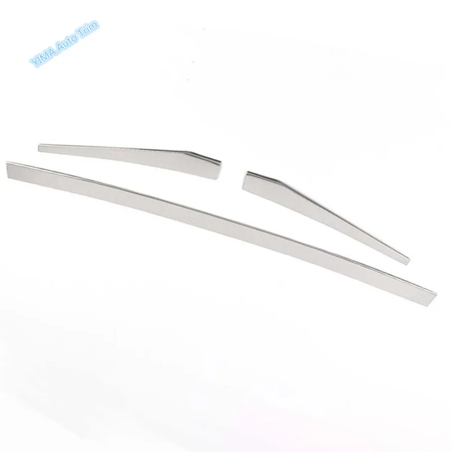 Rear Trunk Lid Cover Tailgate Trim Hatch Back Door Handle & Bumper Bottom Molding Boot Garnish Strip For Peugeot 2008 2020 2021