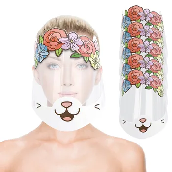 

Adult Lovely Reusable Masks Comfortable Durable Easy Clean Masks With Clear Window Visible Expression Masque mascherine Masque