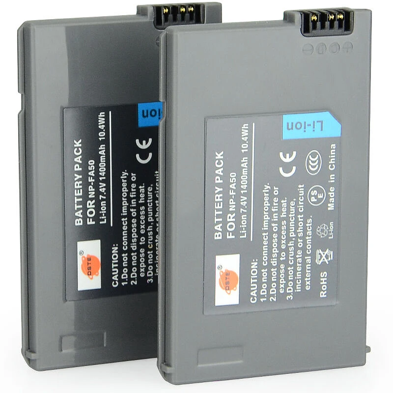 3 шт. 1400 мАч 7,4 В NP-FA50 DSTE Lion камера зарядное устройство для sony DVW-700 DCR-DVD7E PC55E HC90E PC1000E PC55/R PC55/B PC55/W
