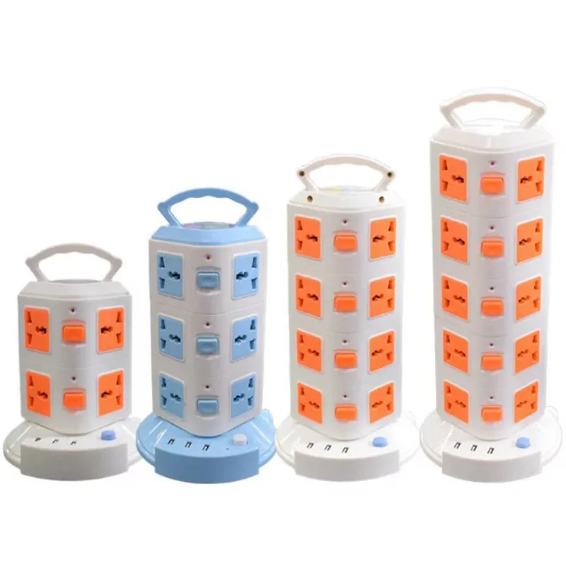 

Gift Socket Power Strip Vertical Type with USB Charging Fashion Creative Gifts American Standard British Standard Singapore Sock