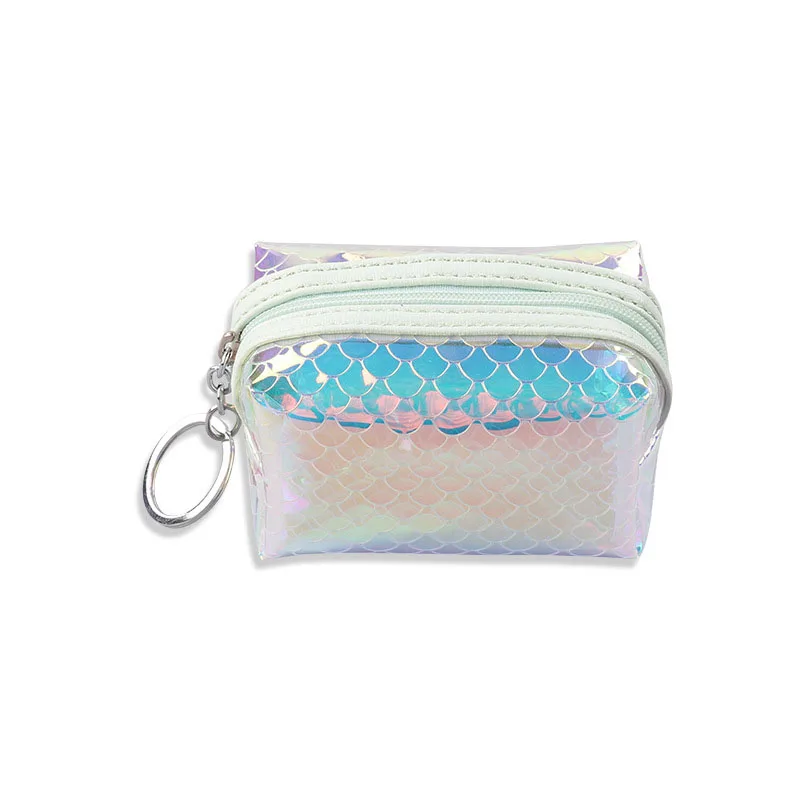 11 ETya Laser, Женский кошелек для монет, маленькая сумка, для девочек, милый, мини, на молнии, клатч, кошелек, для ключей, для карт, для наушников, для монет, сумка для хранения, чехол - Color: 11