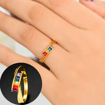 

GODKI Elegant Brazil Initial Stackable Rings for Women Wedding CZ Finger Rings Beads Charm Ring Bohemian Beach Jewelry 2019