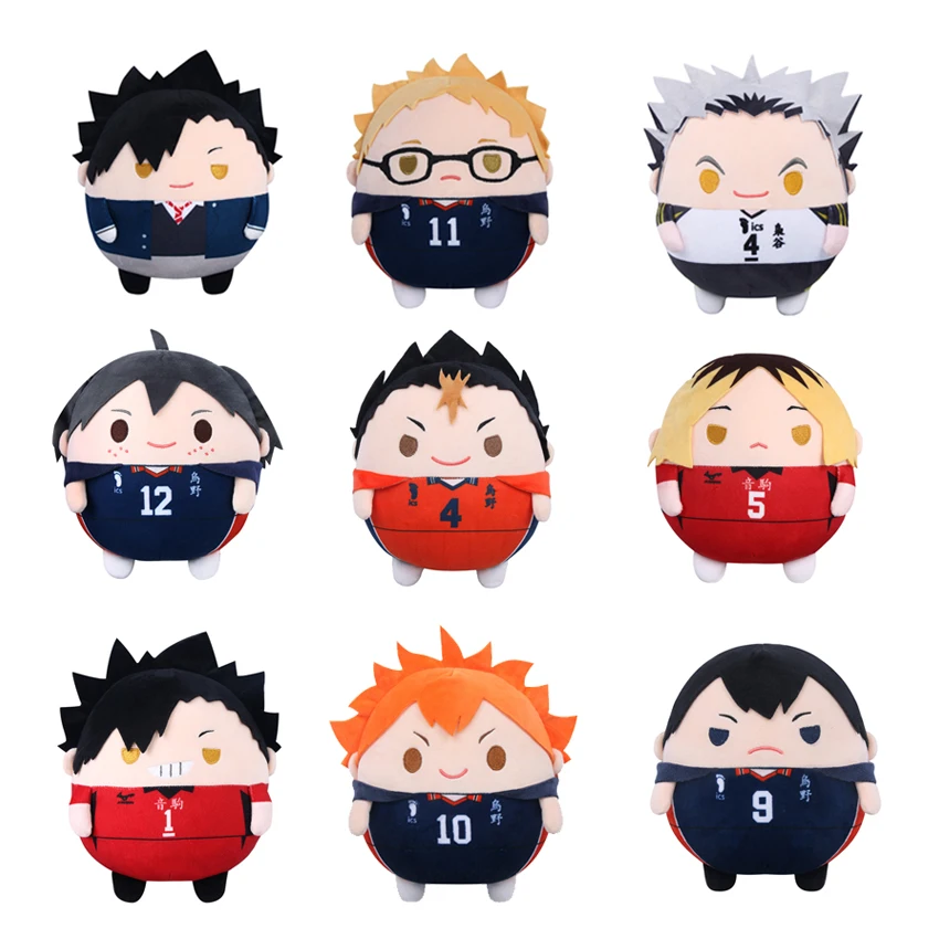 Takerlama 20cm Plush Round Doll Kageyama Kenma Tetsurou Tsukishima Figure Toys Anime Cosplay Collectibles Dolls Cotton |