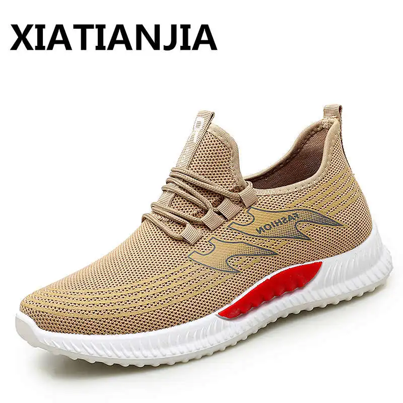 

Trainers For Men Shoes Mans Footwear Models Mesh Flying Woven Shoes Wild Trend Casual Men's Sneakers Heren Schoenen scarpe uomo