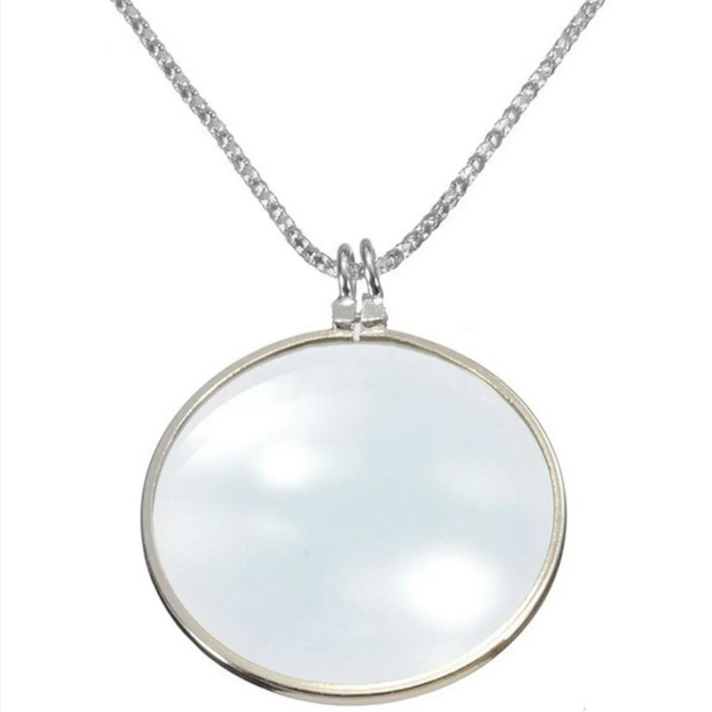 Декоративный Монокль ожерелье с 5x лупой подвеска увеличительным стеклом