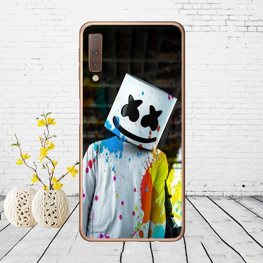 D25 Чехол для samsung Galaxy A7 силиконовый чехол для телефона с принтом чехол-накладка на заднюю крышку для samsung A7 A750 A750F 6,0 дюймов - Цвет: D25