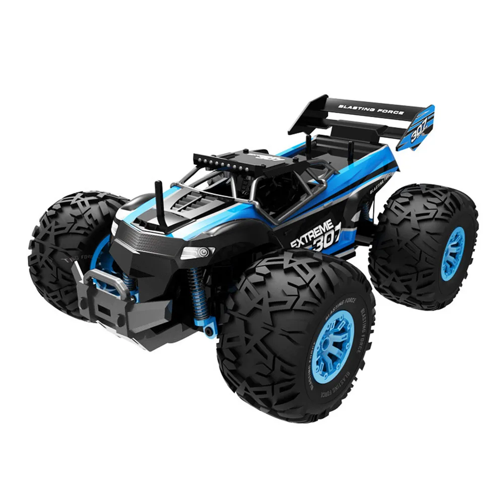 2,4 г 1:18 ПВХ на батарейках Monster Truck нескользящий RC автомобиль Мощный внедорожный автомобиль с дистанционным управлением высокоскоростной мини вездеход