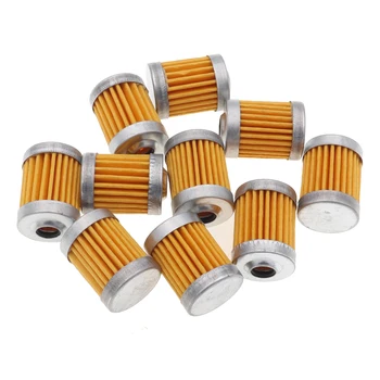 10 pz/pacco Elemento Filtro Del Carburante Per Riutilizzabile Lavabile Benzina Gas Chopper Moto Bici ATV Quad Go Kart Buggy Motoslitta