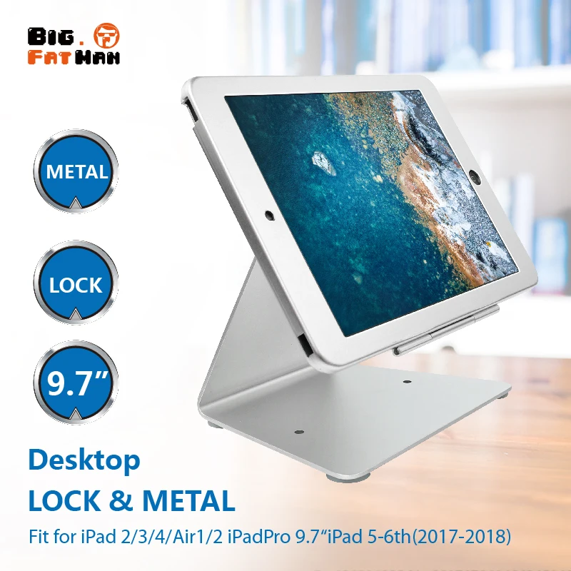 Для iPad 234 air Pro 9 7 &quot 2017 и 2018 10.2 10.5 противоугонная настольная подставка защитный