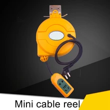 

Automatic retractable wire take-up device Mini cable hose reel reel reel auto maintenance and recovery tool