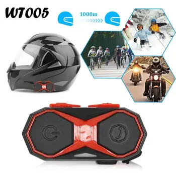 

WT005 Motorcycle Helmet Headset Waterproof Wireless Bluetooth Music Intercom Automatically Answering Telephone Function