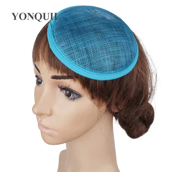 

5.2"(13cm) turquoise sinamay fascinator base sinamay cocktail party hat DIY hair accessories 30pieces/lot MYQH019T Free shipping