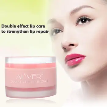 

Durable Fruit Moistened Lip Balm Night Sleeping Mask Lip Balm Exfoliating Lips Care Cream Repair Tool Peach Strawberry