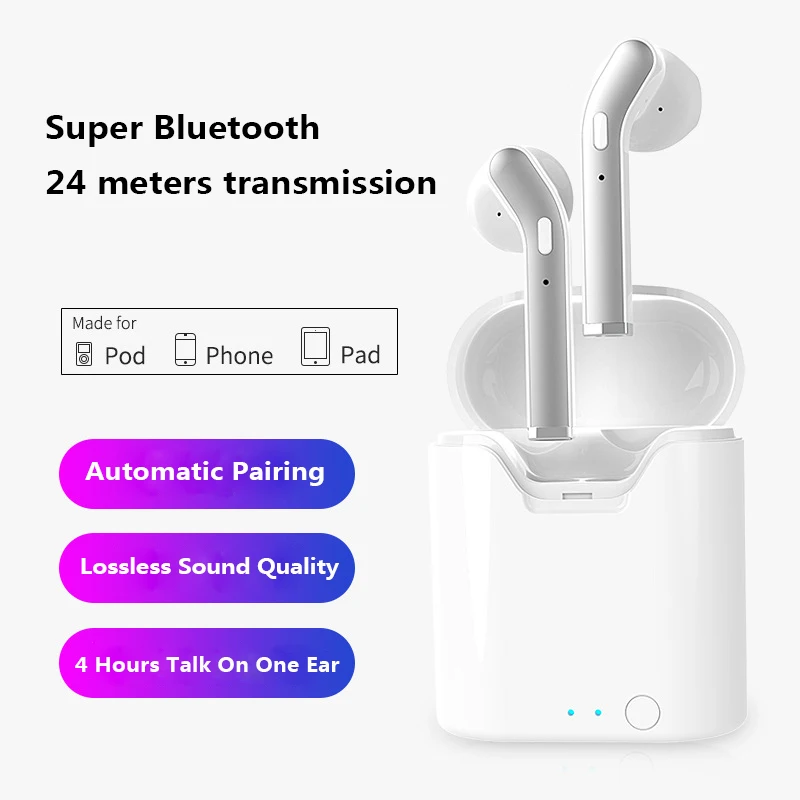 Беспроводные наушники Tws спортивные с защитой от пота Hi-Fi стерео HD звонки Bluetooth 5 0