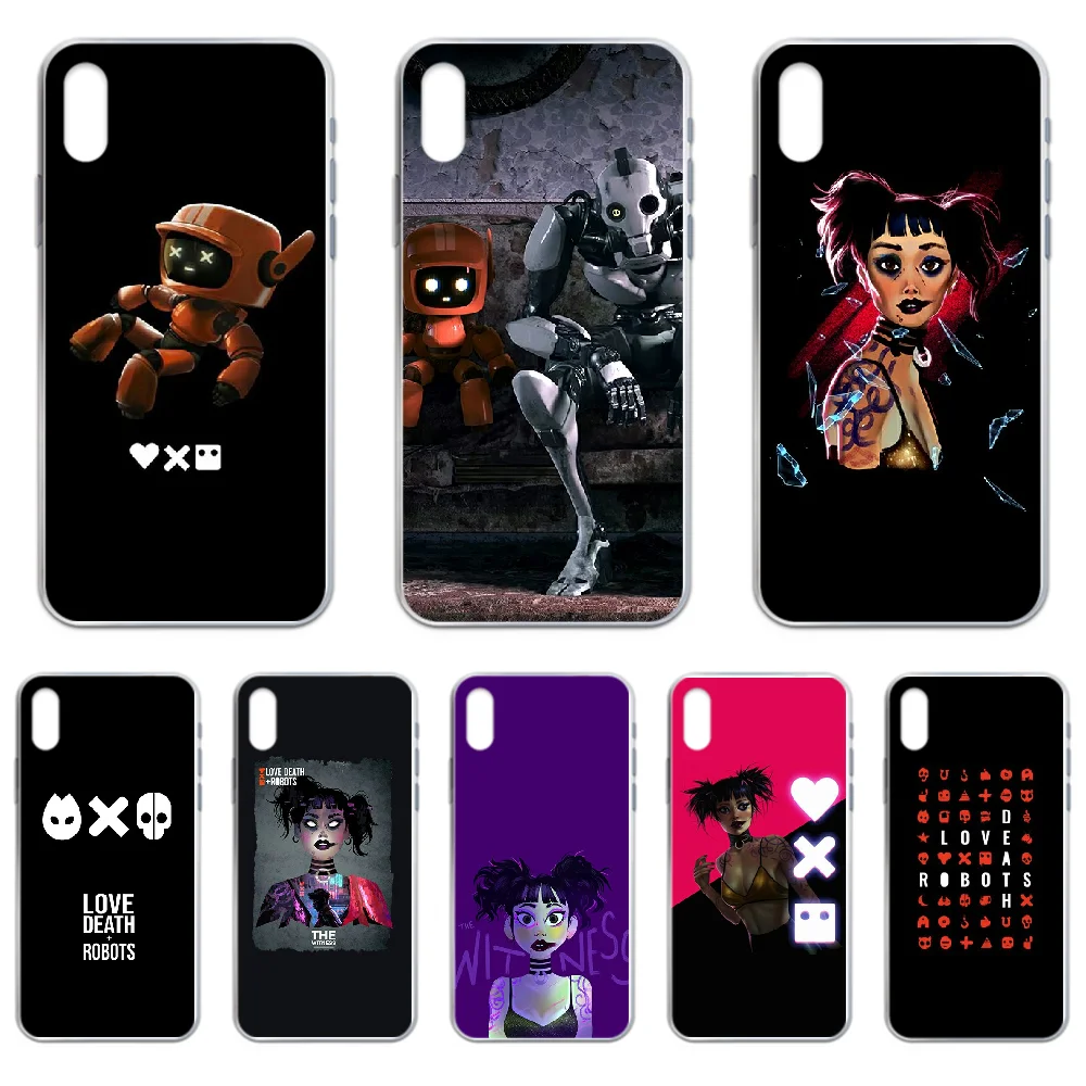 Чехол для телефона с надписью Love death прозрачный мягкий чехол iphone 4 5 5C 4S 6 6S PLUS 7 8 X XR XS