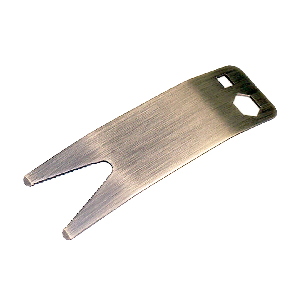 Guitar Bass Stainless Steel Multi-Tool Spanner Wrench For Guitar Knob Tuner
