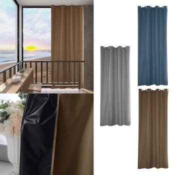 

Outdoor Gazebo Curtain Patio Deck Cabana UV Sun Protect Drape Panel Waterproof