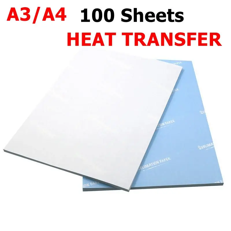100 Sheets Sublimation Heat Transfer Paper For Polyester Cotton T Shirt Cushion Fabrics Cloth Mugs Phone Case Printing Transfer Paper Aliexpress