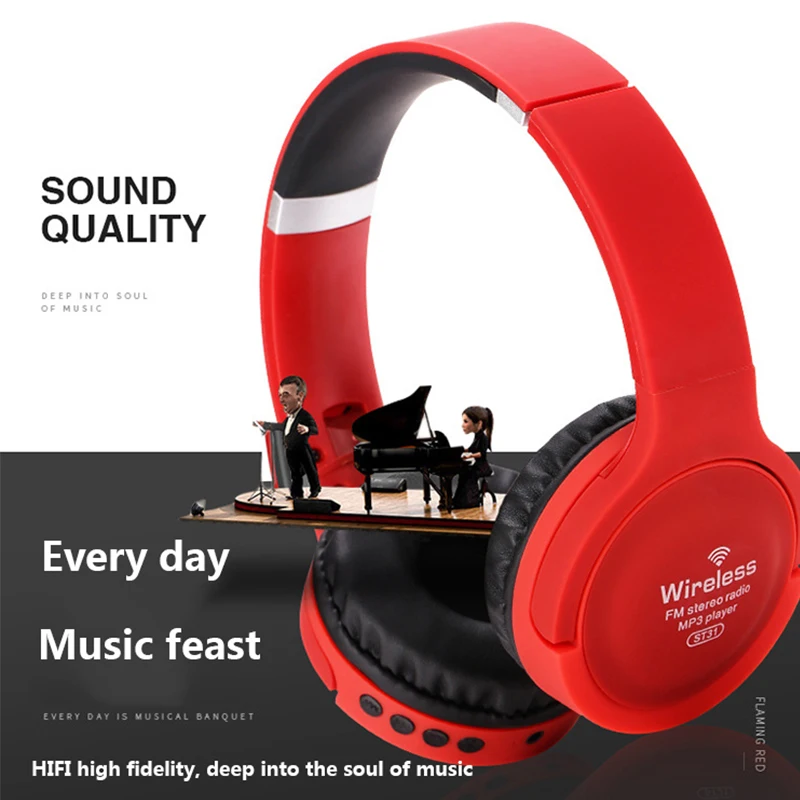 Bluetooth гарнитура ST31 беспроводные Bluetooth наушники для телефонных звонков спортивные наушники с шумоподавлением