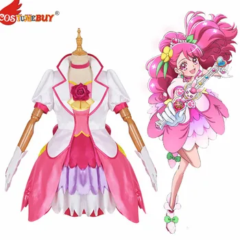 

CostumeBuy Star Twinkle Precure Pretty Cure Hanadera Nodoka Cosplay Cure Grace Costume Girl Pink Dress Halloween Custom made