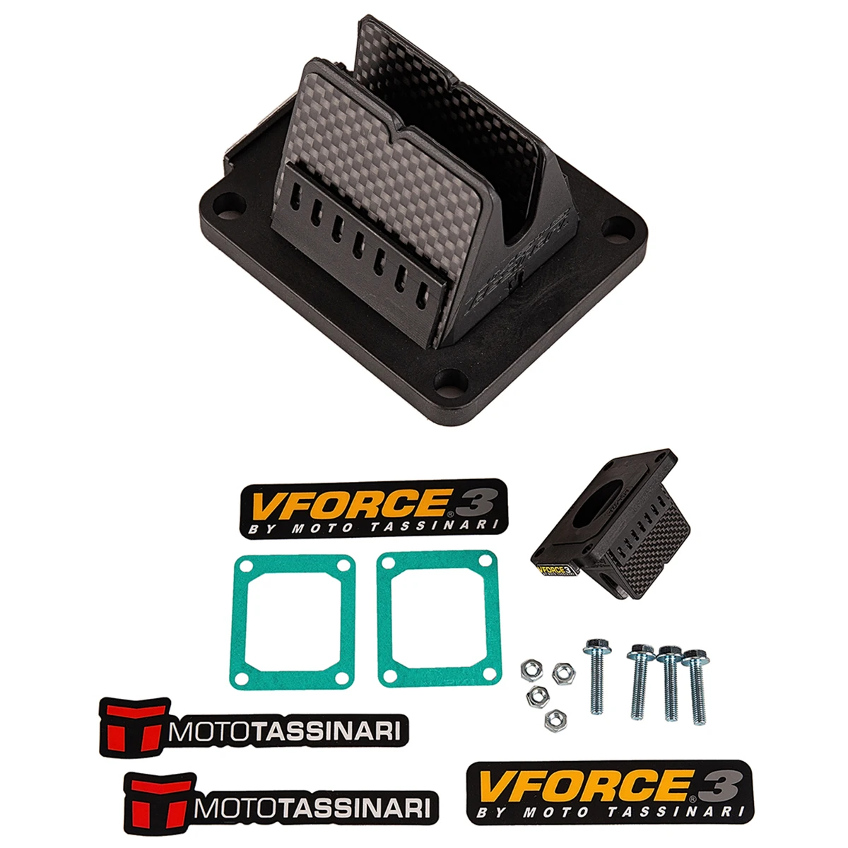 Valvola Reed V Force 3 Per Yamaha Yz80/85 Reed Block Kit V382S-A 2002-2019 V-Force