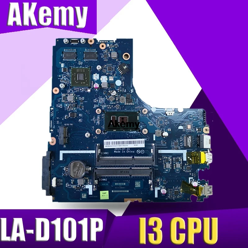

LA-D101P motherboard for Lenovo B51-80 TianYi300-15ISK motherboard BIWB6/B7/E7/E8 LA-D101P I3-6100U original test 100%