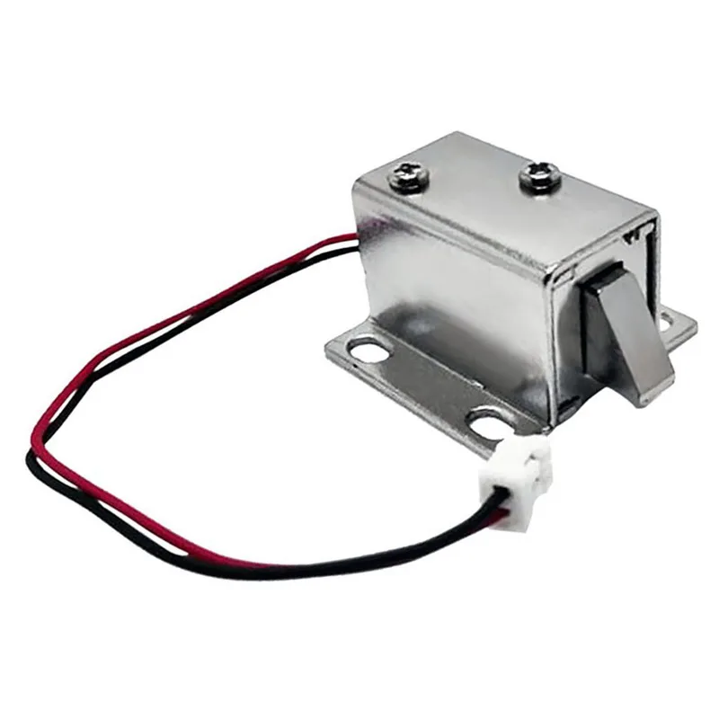

DC 12V Electromagnetic Lock Cabinet Security Electric Controlling Lock - Upward, 28x27x19mm