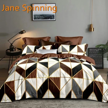

Jane Spinning King Duvet Cover Set Geometry Comforter Bedding Sets Duvet Cover 200x200 QQ05#