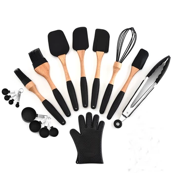 

Cooking Tools Baking Tool Set Silicone Kitchen Accessories Turner Brush Pasta Server Gloves Egg Beater Kitchen Utensils Set