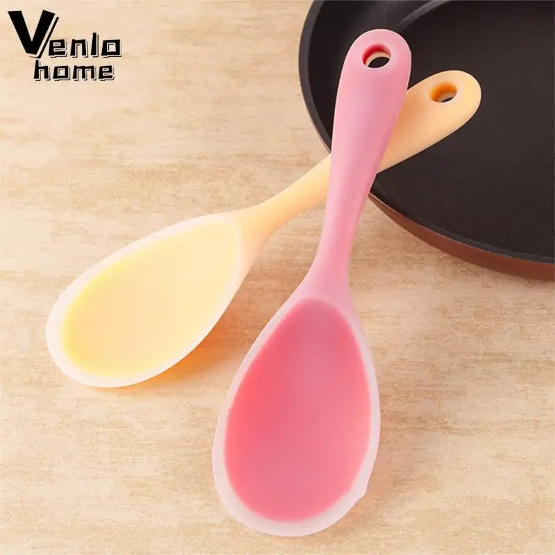 しゃもじ こびりつきにくいライススプーン サービングスプーン ライスサービングスプーン 耐久性 耐熱 頑丈 しゃもじ こびりつきにくいライススプーン  サービングスプーン ライスサービングスプーン 耐久性 耐熱 頑丈 サクライ シャラクモノ Kシリーズ スープ スプーン ... しゃもじ 家庭用しゃもじシリコンライスサービングスプーン 耐久性 耐熱 頑丈