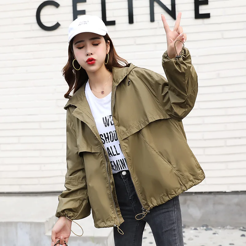 

Early Autumn Short Jacket Women's Loose-Fit Korean-style 2019 New Style Casual Workwear Vintage Hong Kong Flavor Short-height Sh