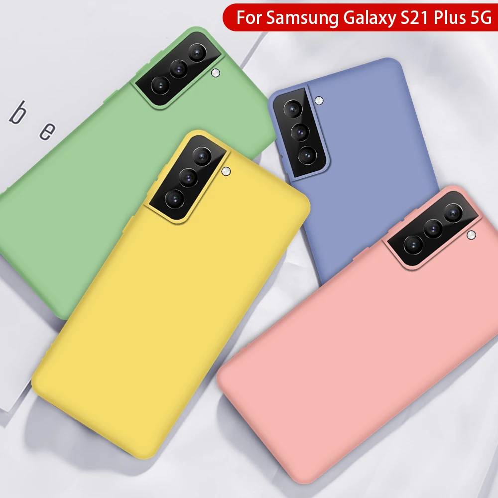 Простой матовый чехол для мобильного телефона Samsung Galaxy S 10 20 21 FE Plus Ultra 5G