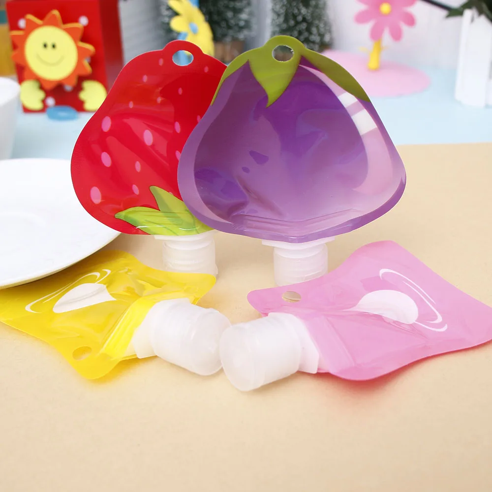 Fruit Portable Travel Mini Makeup Fluid Refillable Bottles of Hand Sanitizer Shampoo / Shower Gel Cosmetic Containers Empty | Красота и
