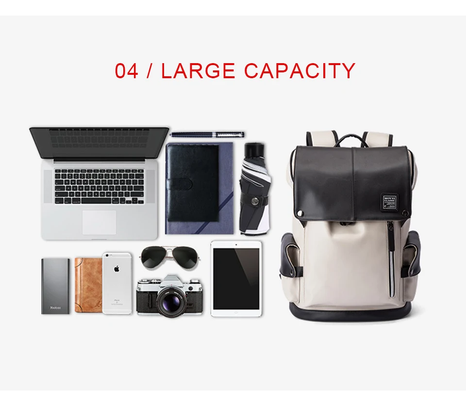 Teenagers Backpack Girls Boys Student School Bagpack Waterproof USB Charging Men Back Pack Male PU Leather Laptop 15.6 Women Bag (7)
