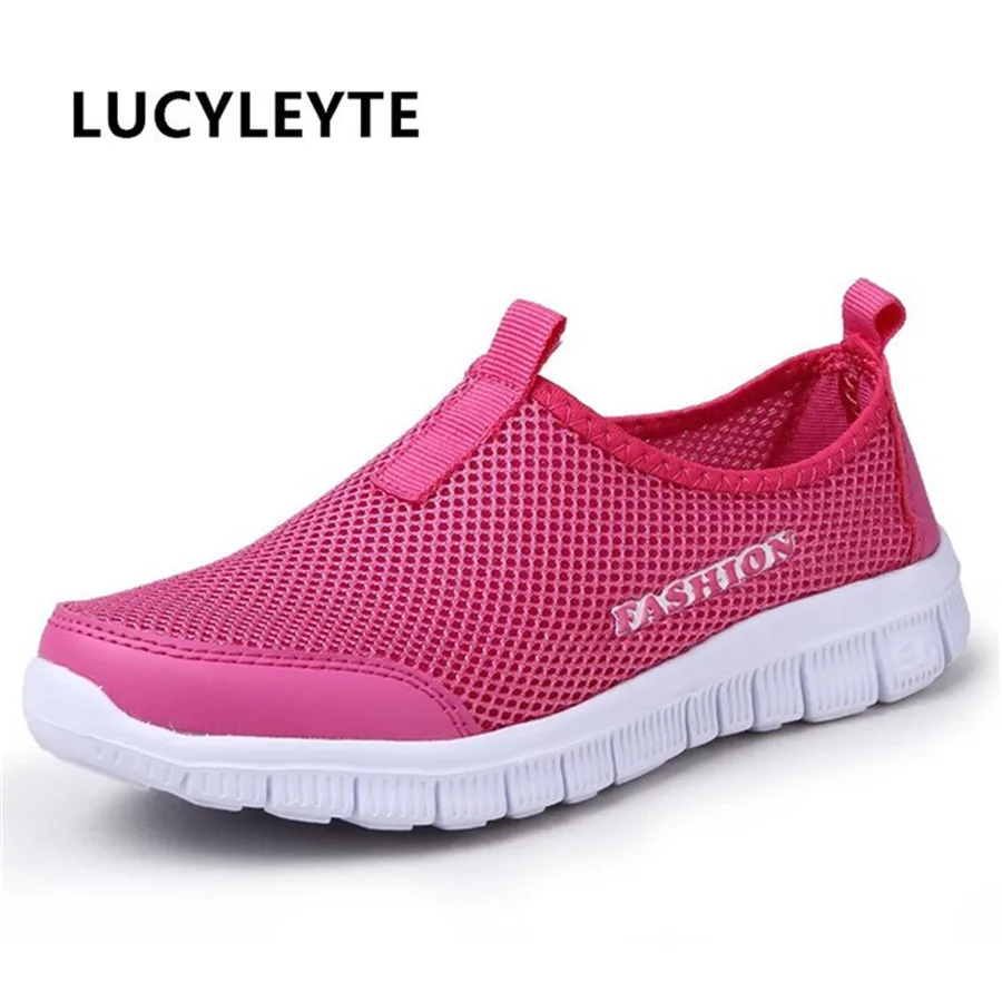 Best Seller Women Shoes Flats Slip-On Breathable Summer Plus-Size Lovers Solid Casual Loafers 35-46 znKYBa8K