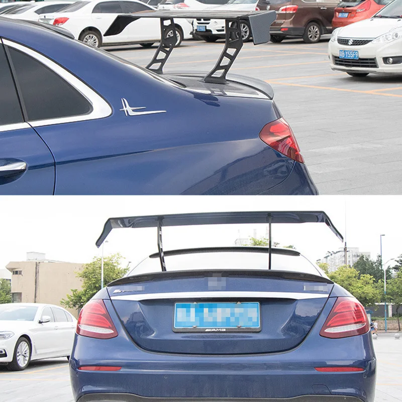 

Universal Car Tail Wing Carbon Fiber Lightweight Aluminum Universals Tuning Rear Car Sedan GT Wing Racing Spoiler Modified parts