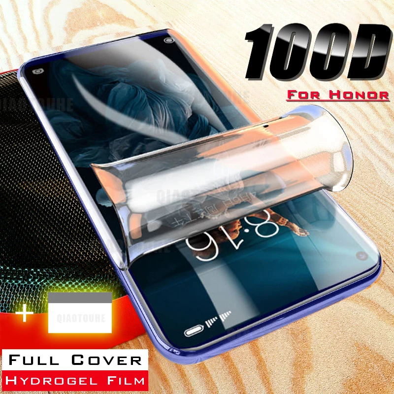 100D Гидрогелевая пленка для Huawei Honor 20 20i Pro 10i 9 10 Lite Защита экрана P20 P30 мягкая не