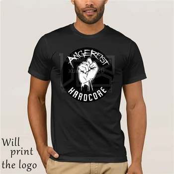 

di Modo Nuovo Top di Magliette Magliette Strofa Angerfist degli uomini Manica Corta T Shirt