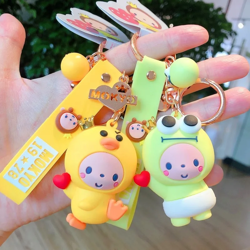 Новый модный брелок для ключей из нержавеющей стали с изображением короны и