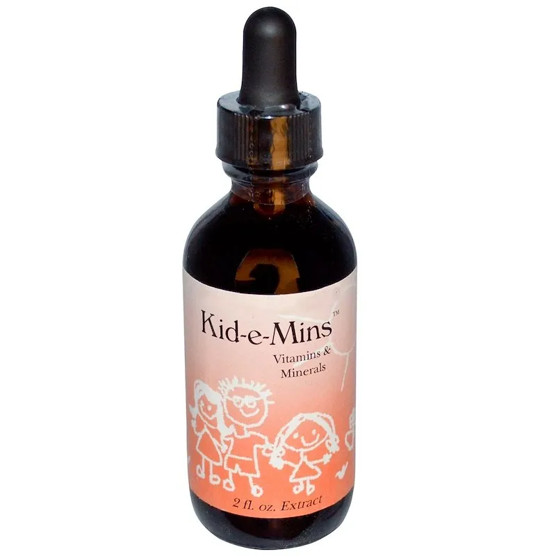 Kid-e-Mins Children's Multivitamin, Vitamin & Mineral Drops, 2 fl oz
