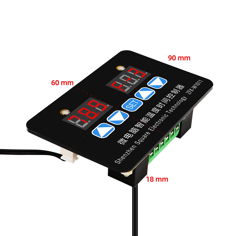 ZFX-W1011 Microcomputer Temperature Controller Thermostat Intelligent Time Controller Adjustable Electronic Temp 12V 24V 220V