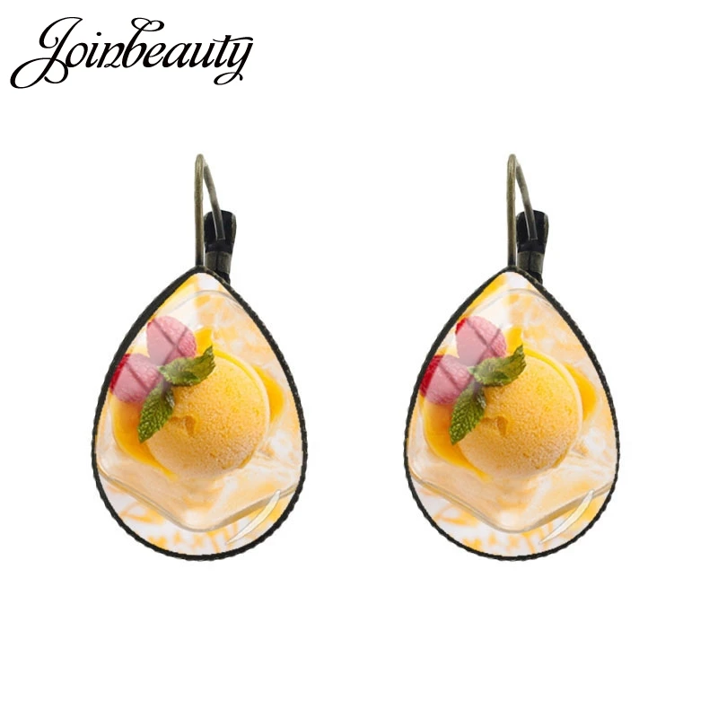JOINBEAUTY, серьги в виде цветка улей для торта, фото, серьги в виде воды, антикварное ювелирное изделие, серьги-клипсы в виде капли, винтажные Женские аксессуары FD59 - Окраска металла: FD84